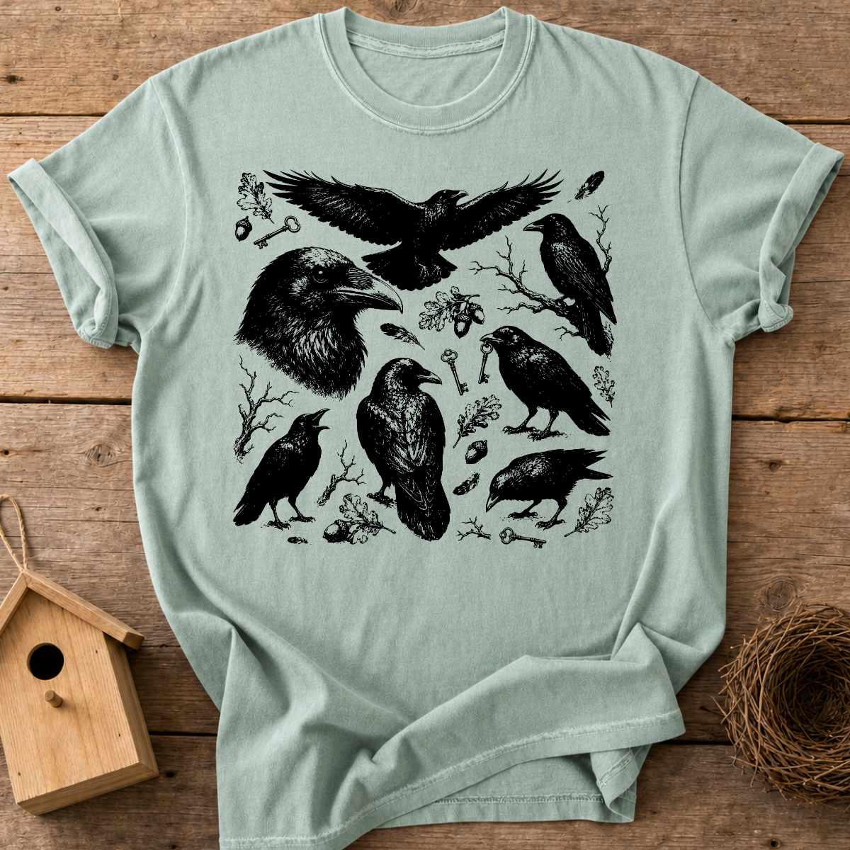 Fall Raven Woodland T-Shirt