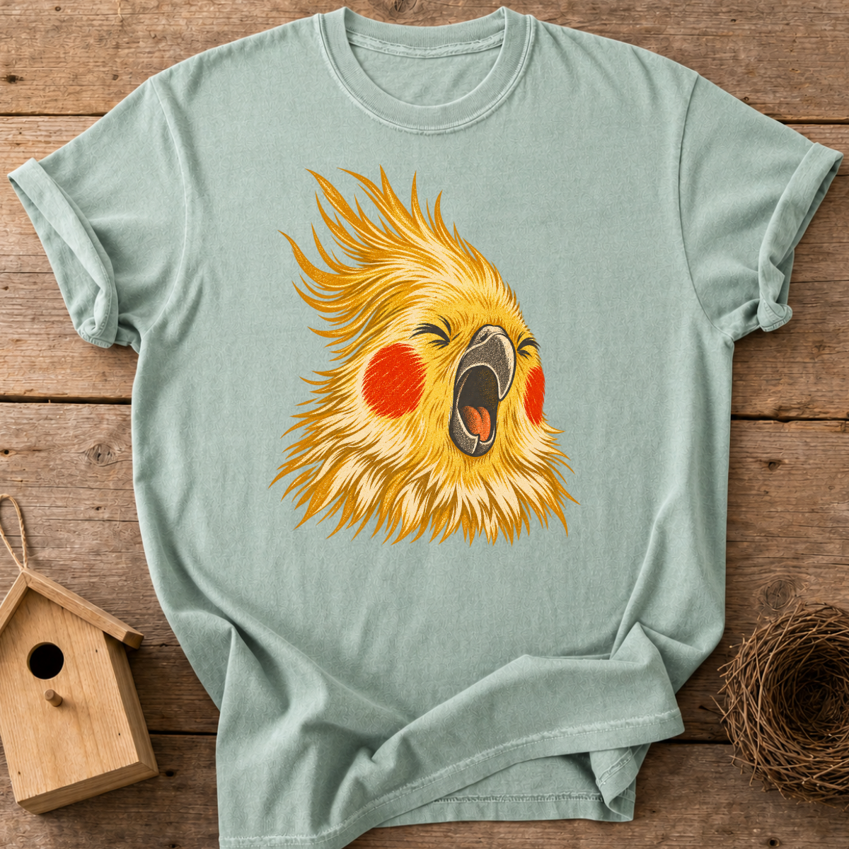 Screaming Cockatiel T-Shirt