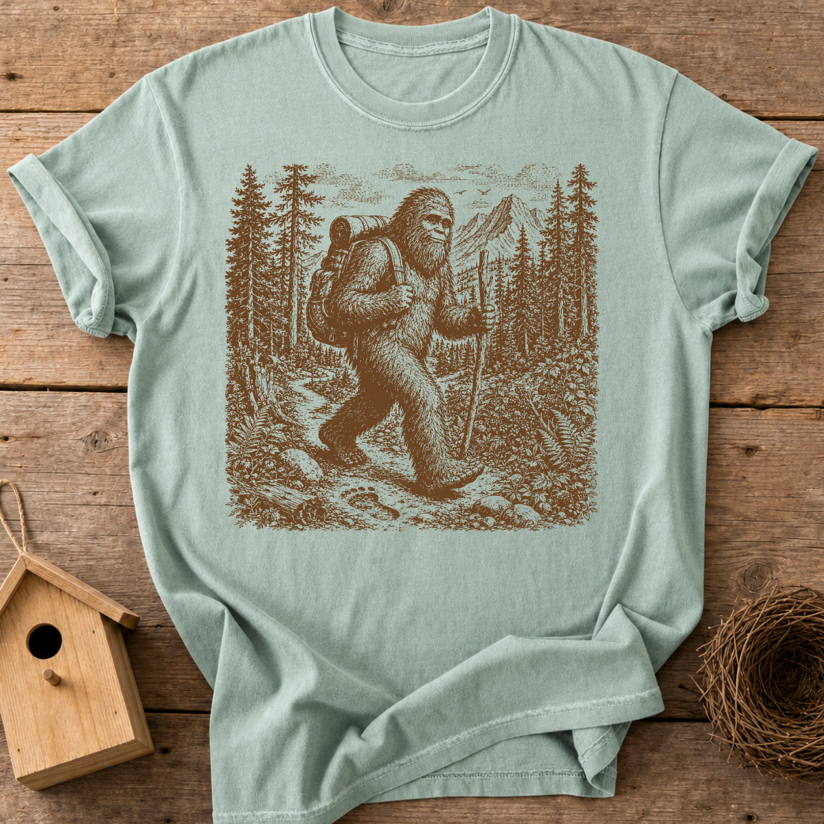 Sasquatch Woodland Hike T-Shirt