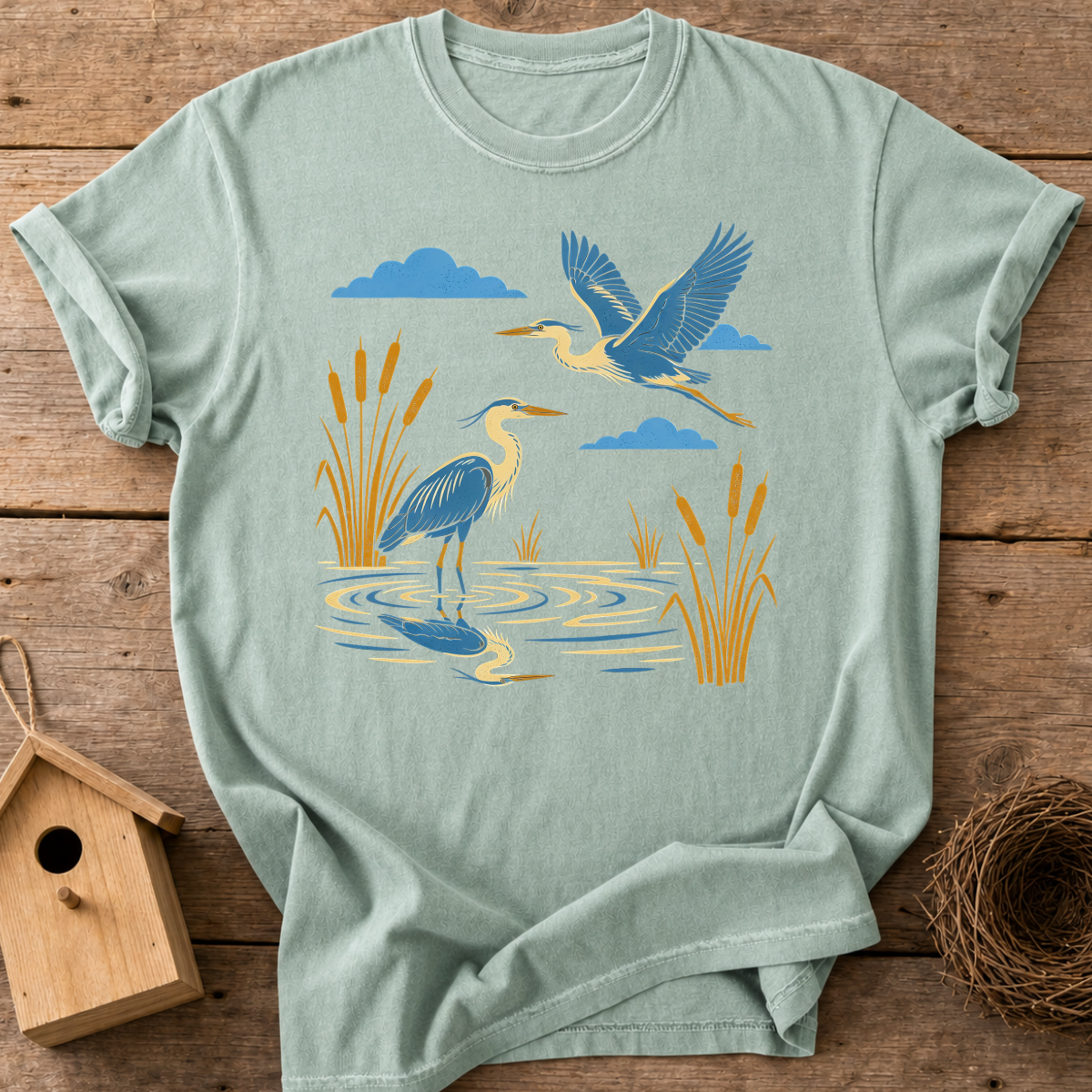 Blue Heron T-Shirt
