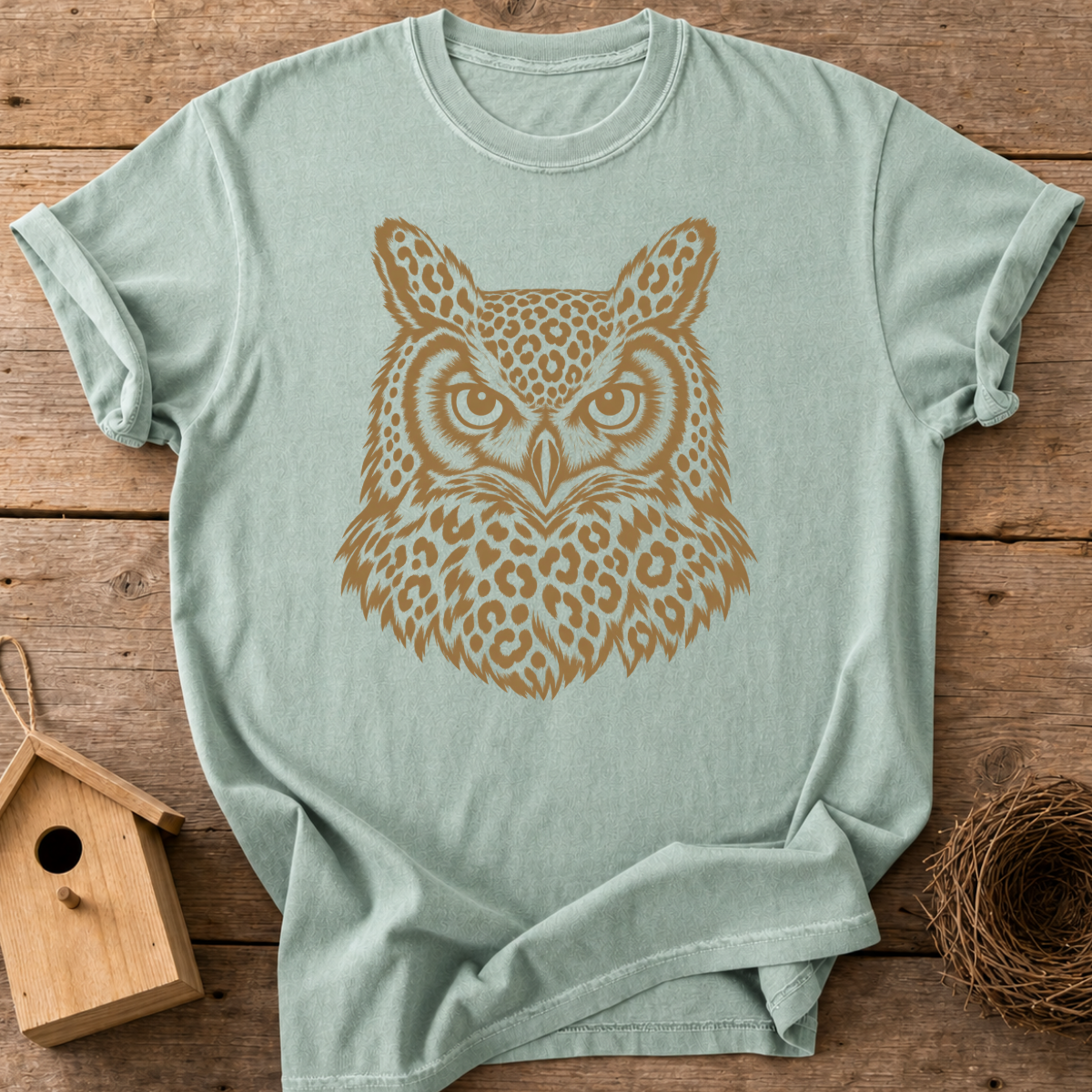 Leopard Owl T-Shirt