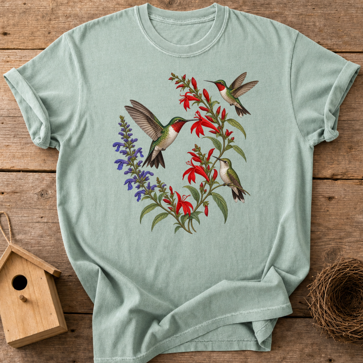 Hummingbird Wildflowers T-Shirt
