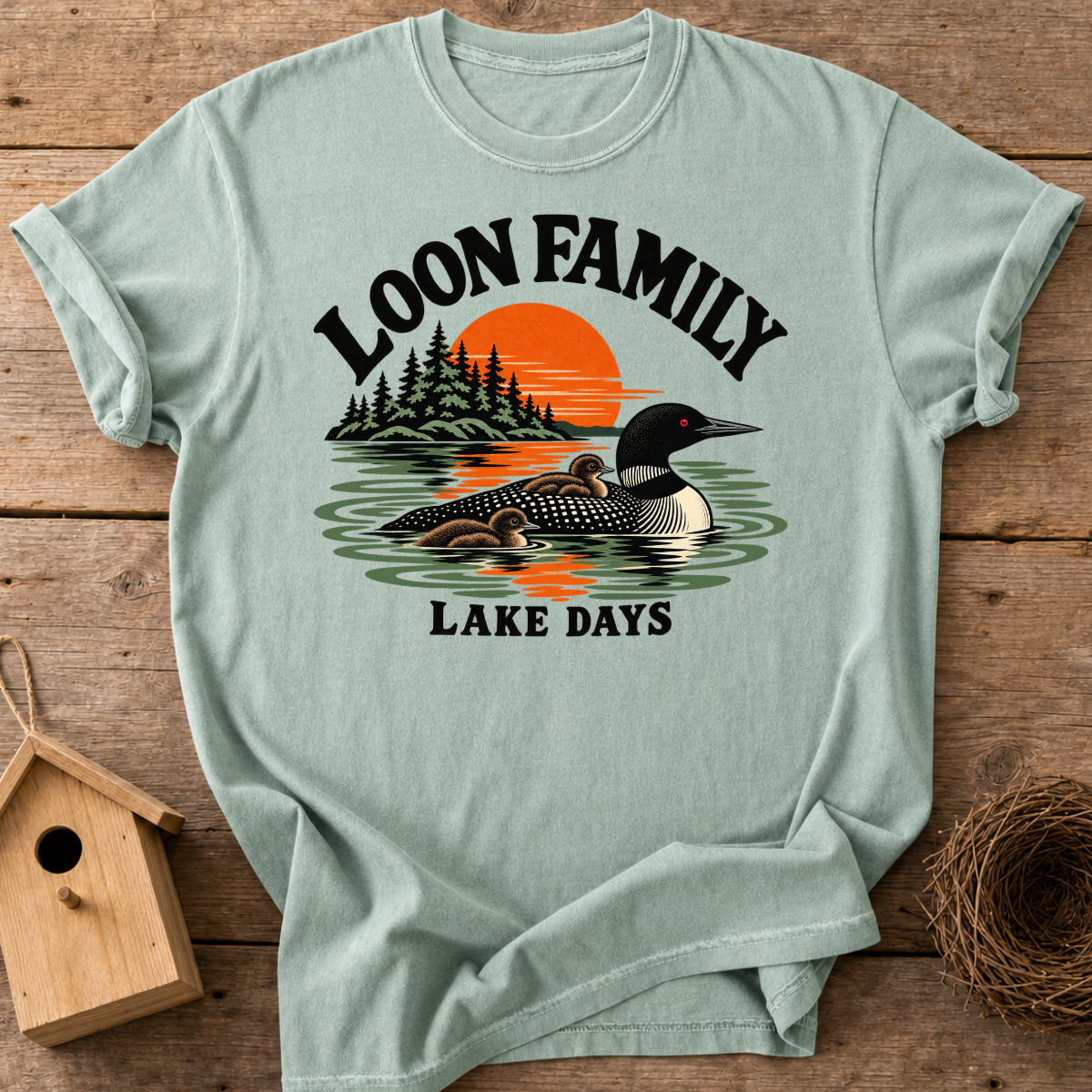 Loon Family Lake Days T-Shirt