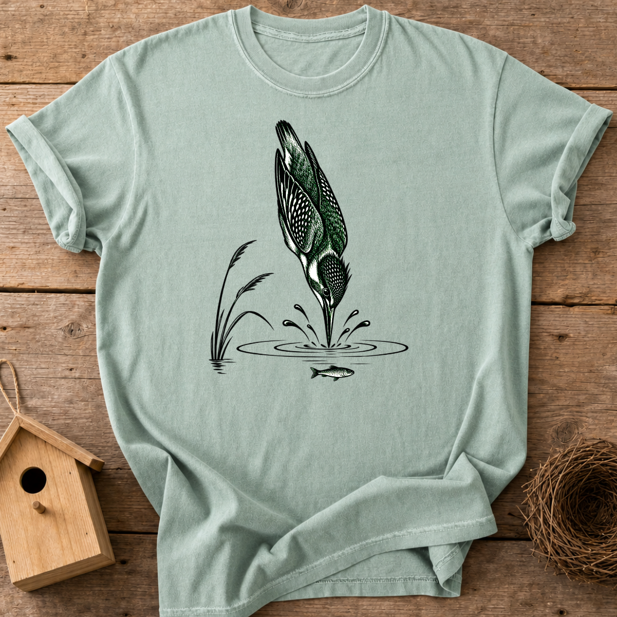 Diving Kingfisher T-Shirt
