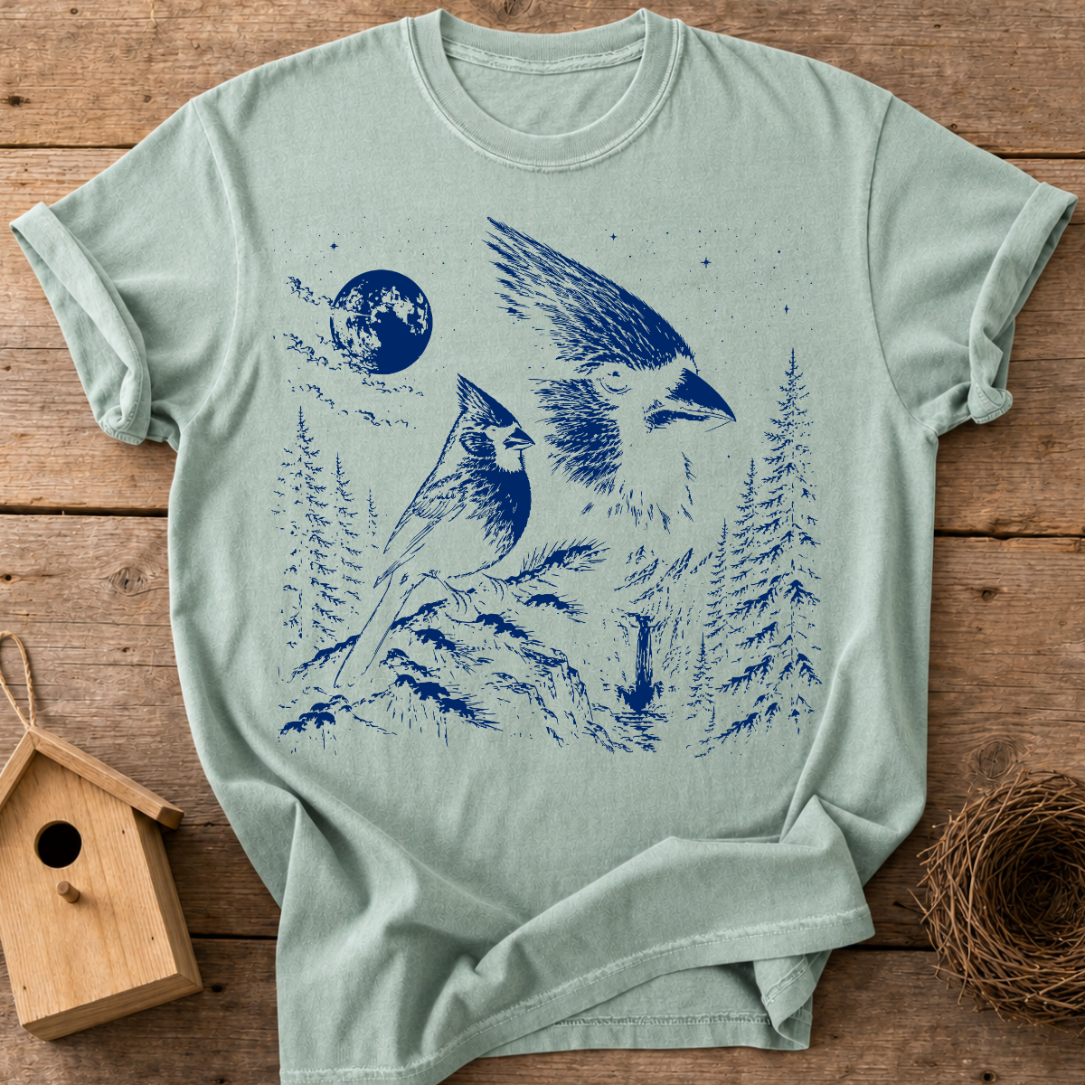 Cardinal Moon T-Shirt