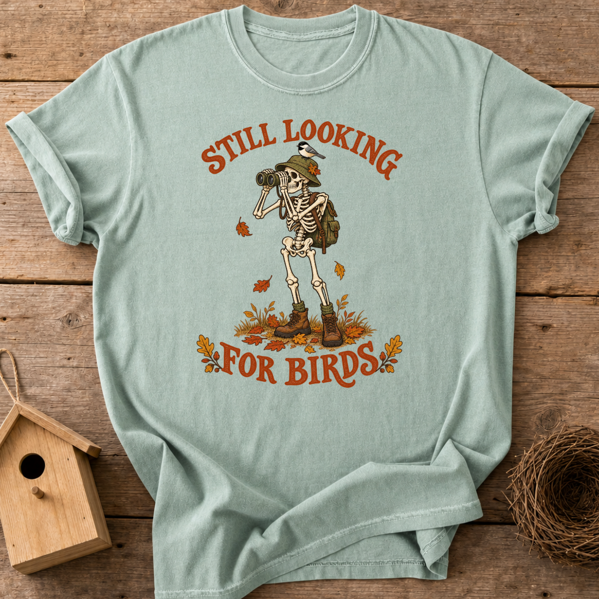 Skeleton Birder T-Shirt