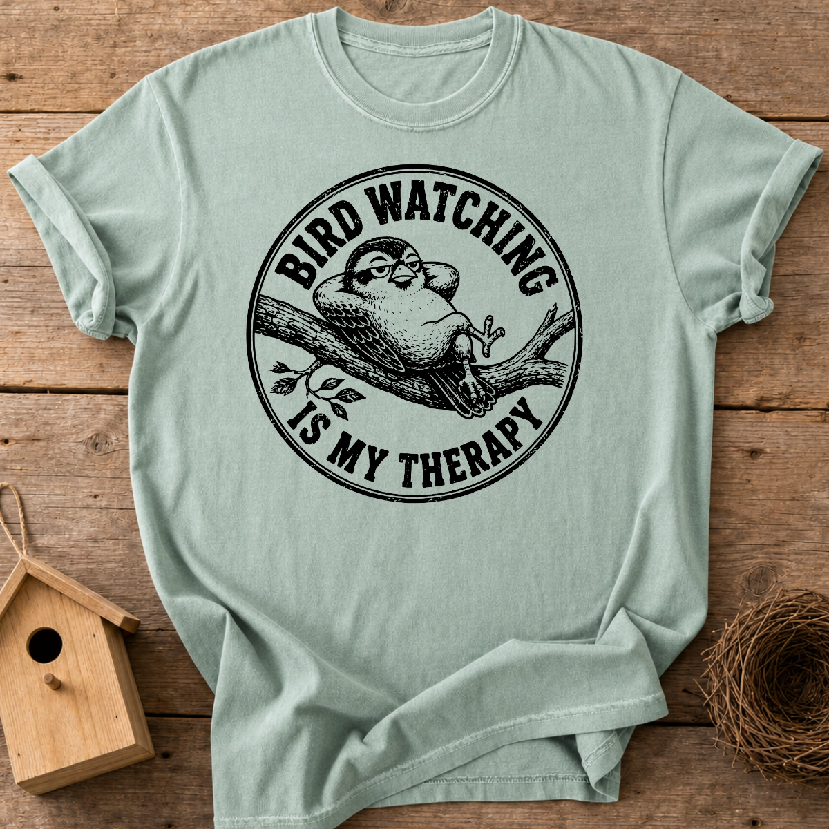 Bird Watching Is My Therapy T-Shirt