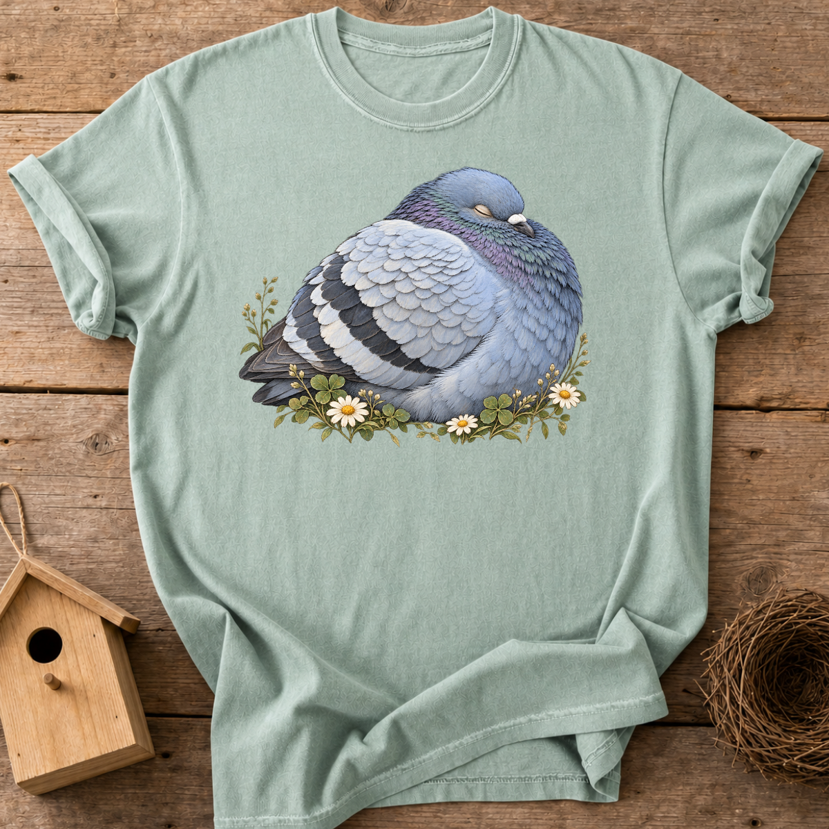 Sleepy Pigeon T-Shirt