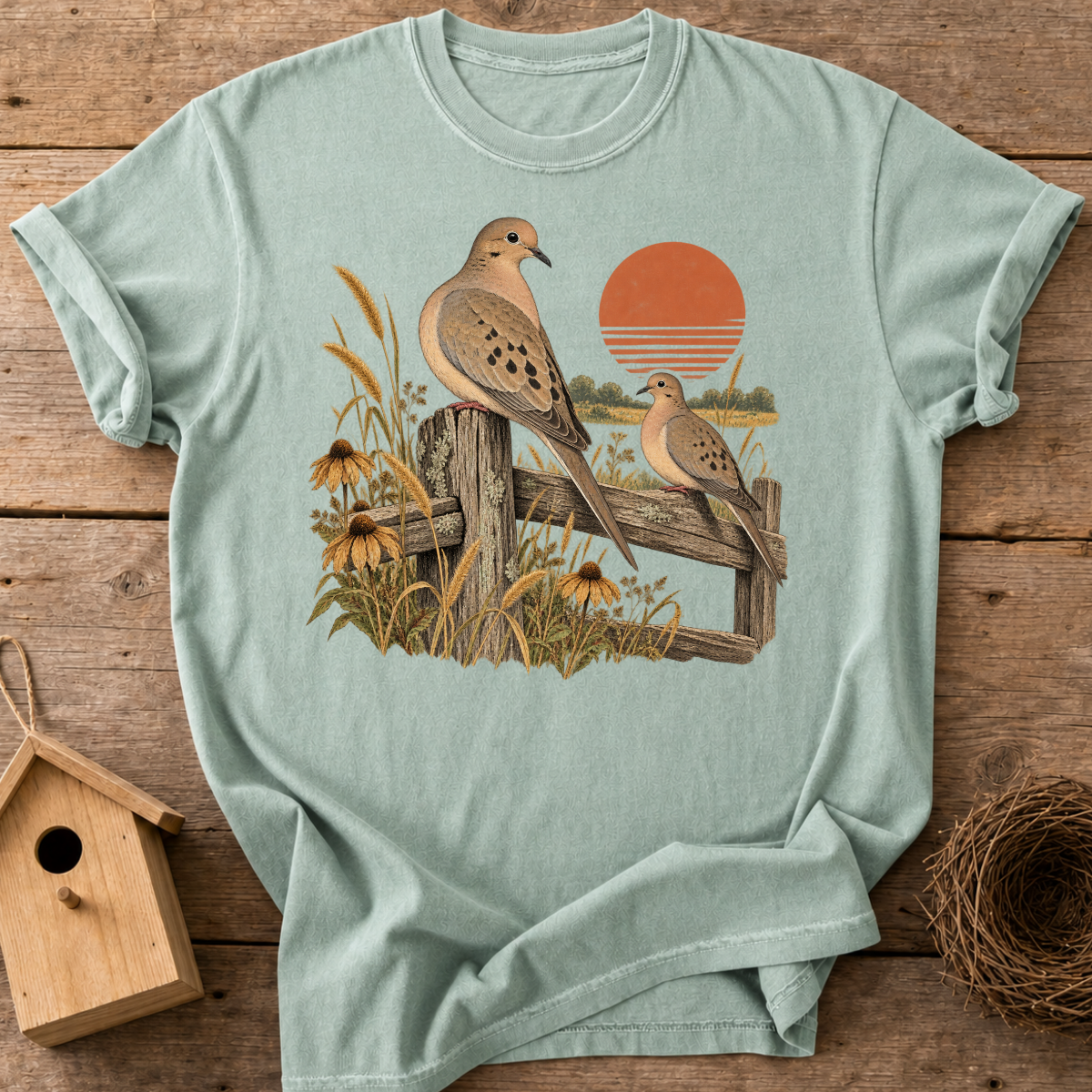 Mourning Dove Sunset T-Shirt