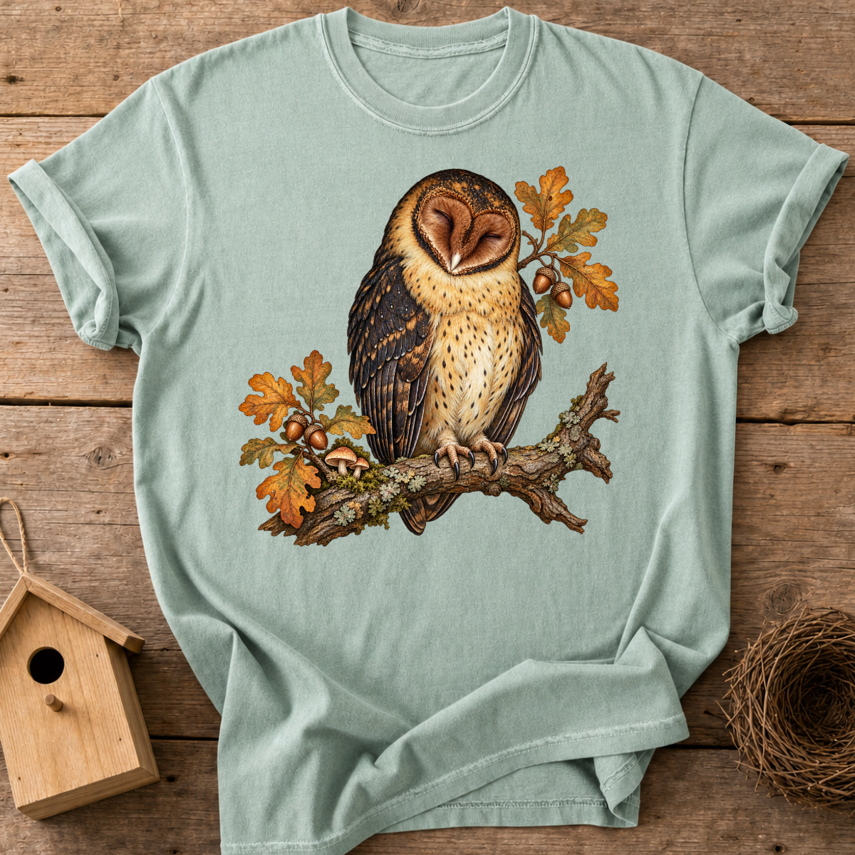 Autumn Barn Owl T-Shirt