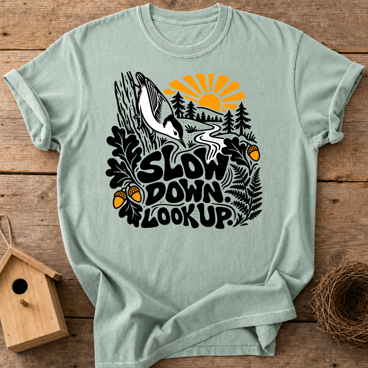 Slow Down Birding T-Shirt