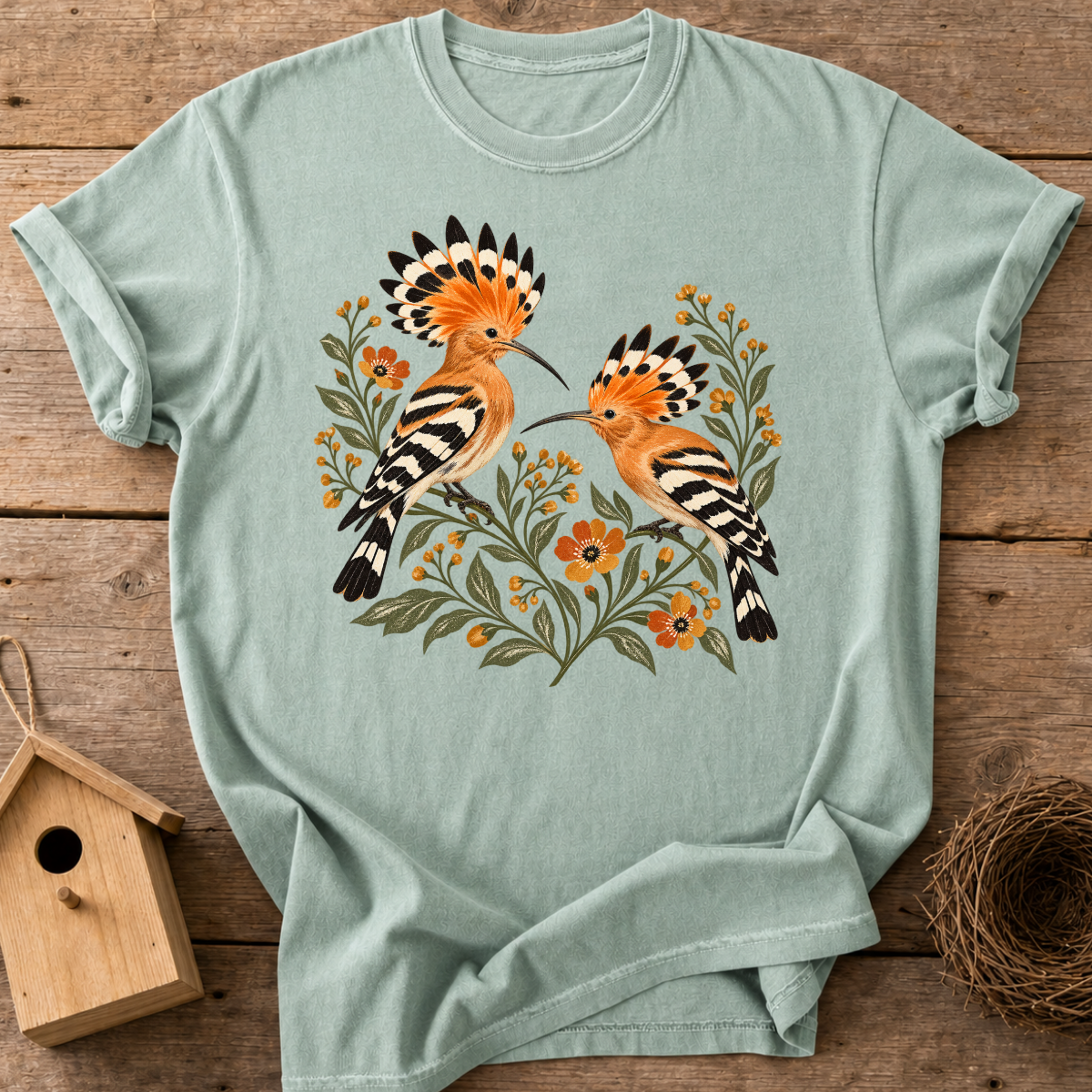 Hoopoe Couple T-Shirt
