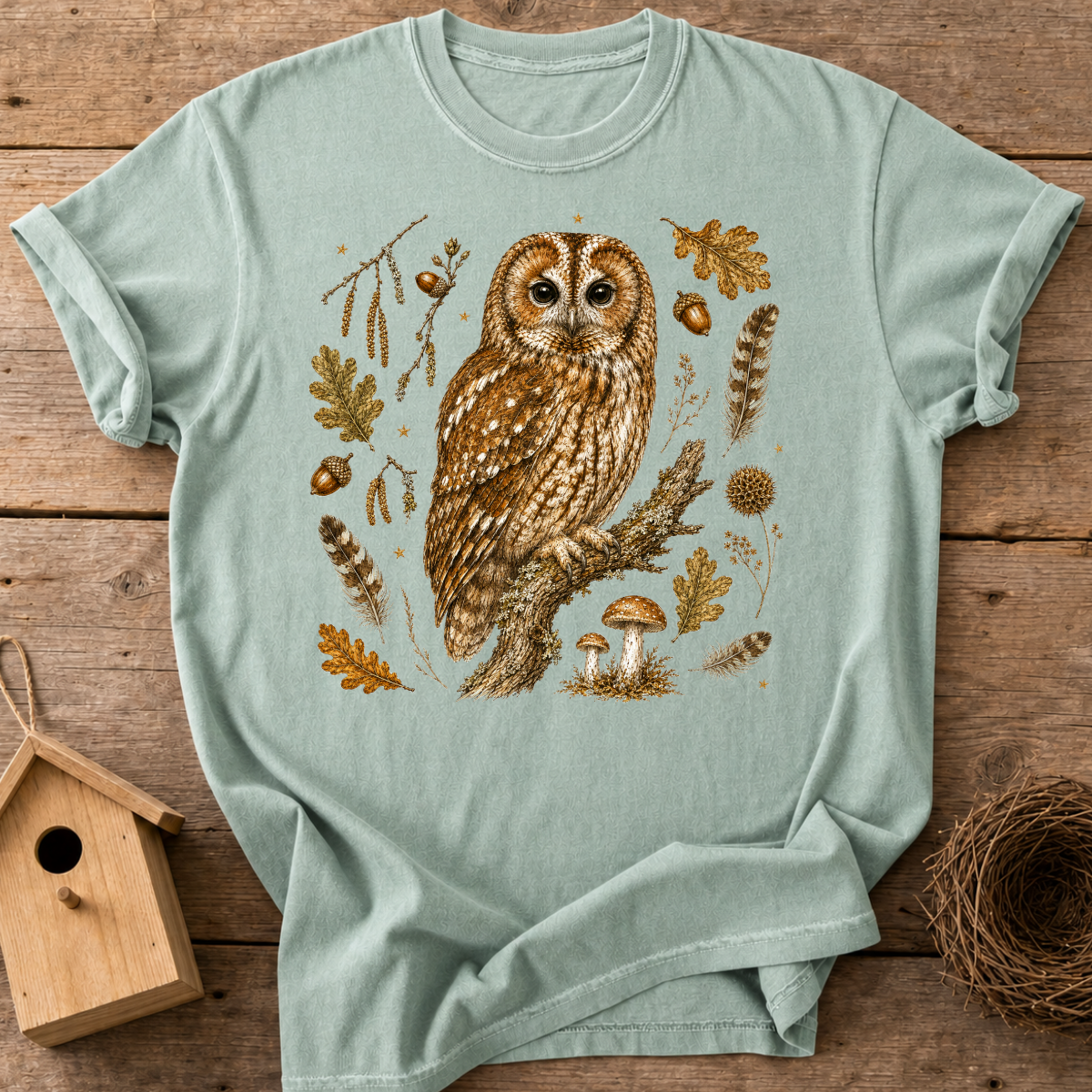 Tawny Owl Woodland T-Shirt