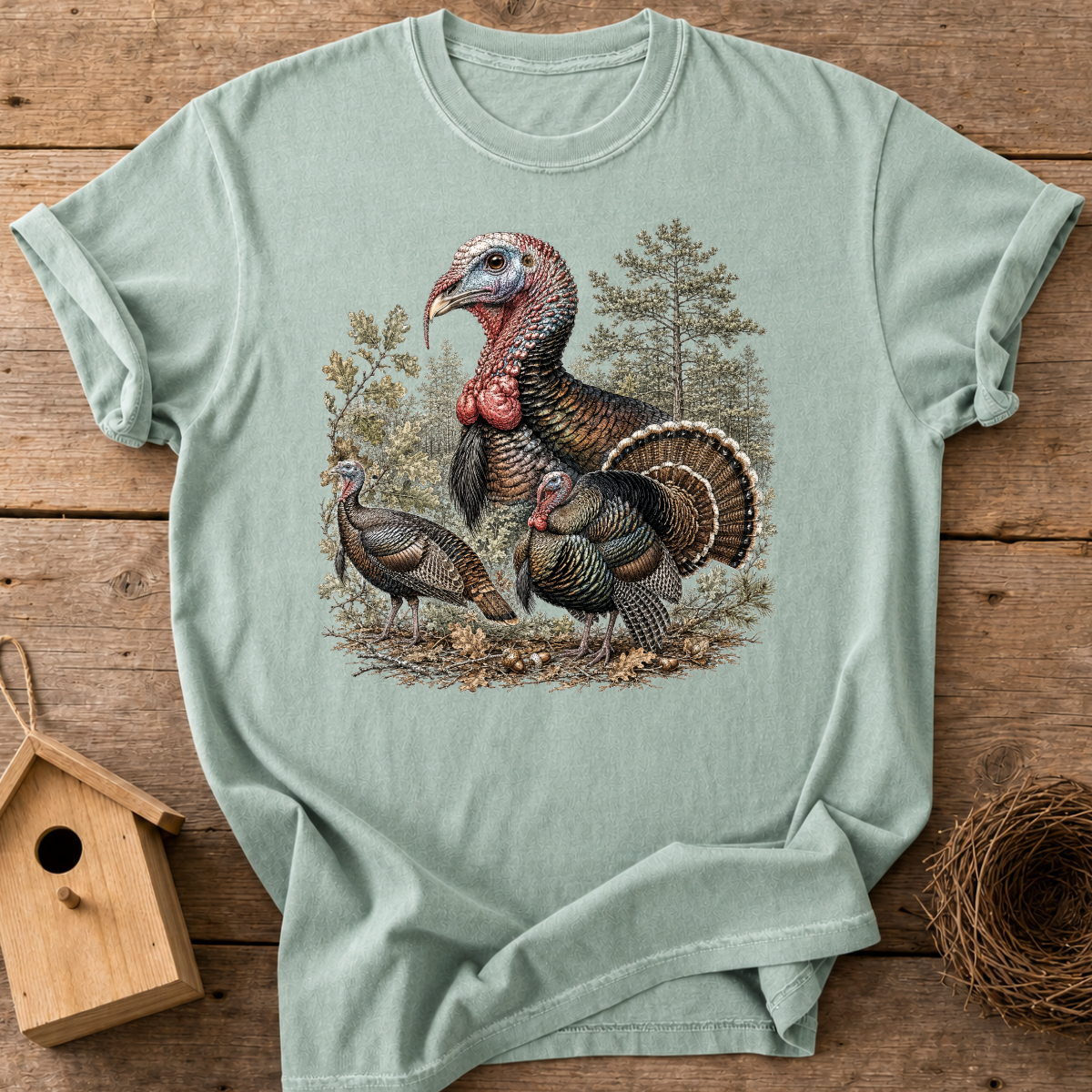 Fall Turkey Flock T-Shirt