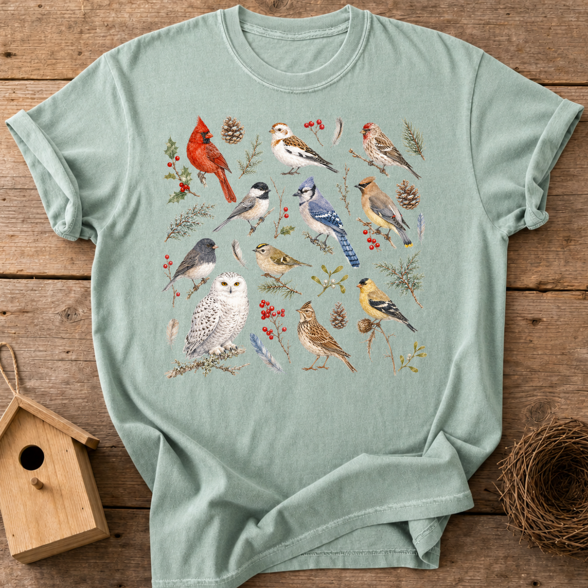 Winter Birds T-Shirt