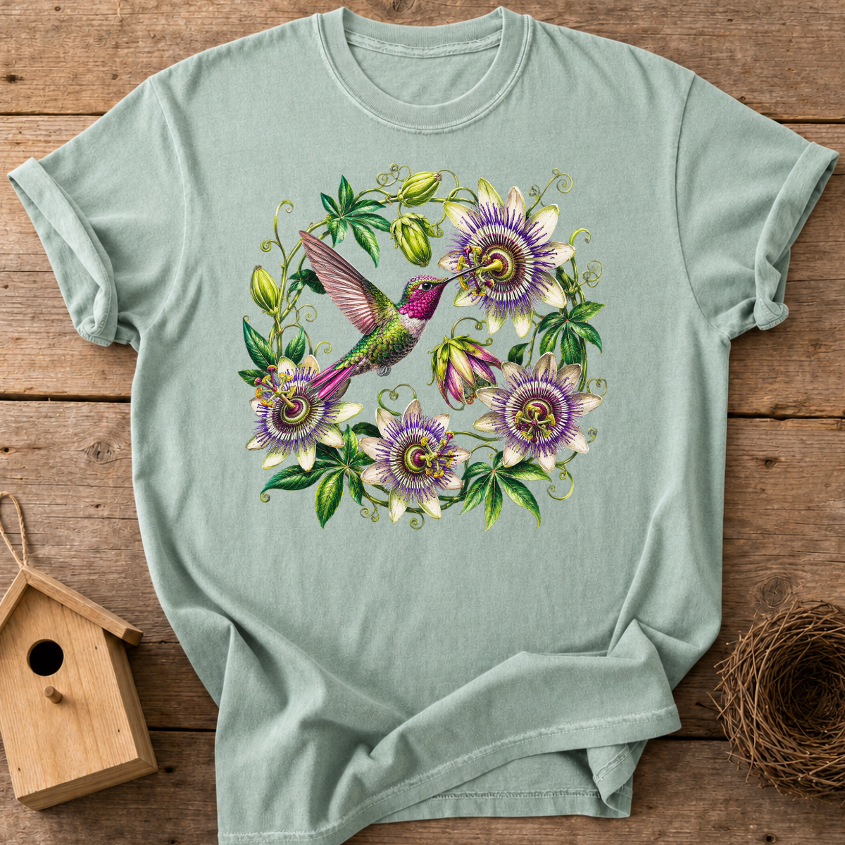Hummingbird Passionflower T-Shirt