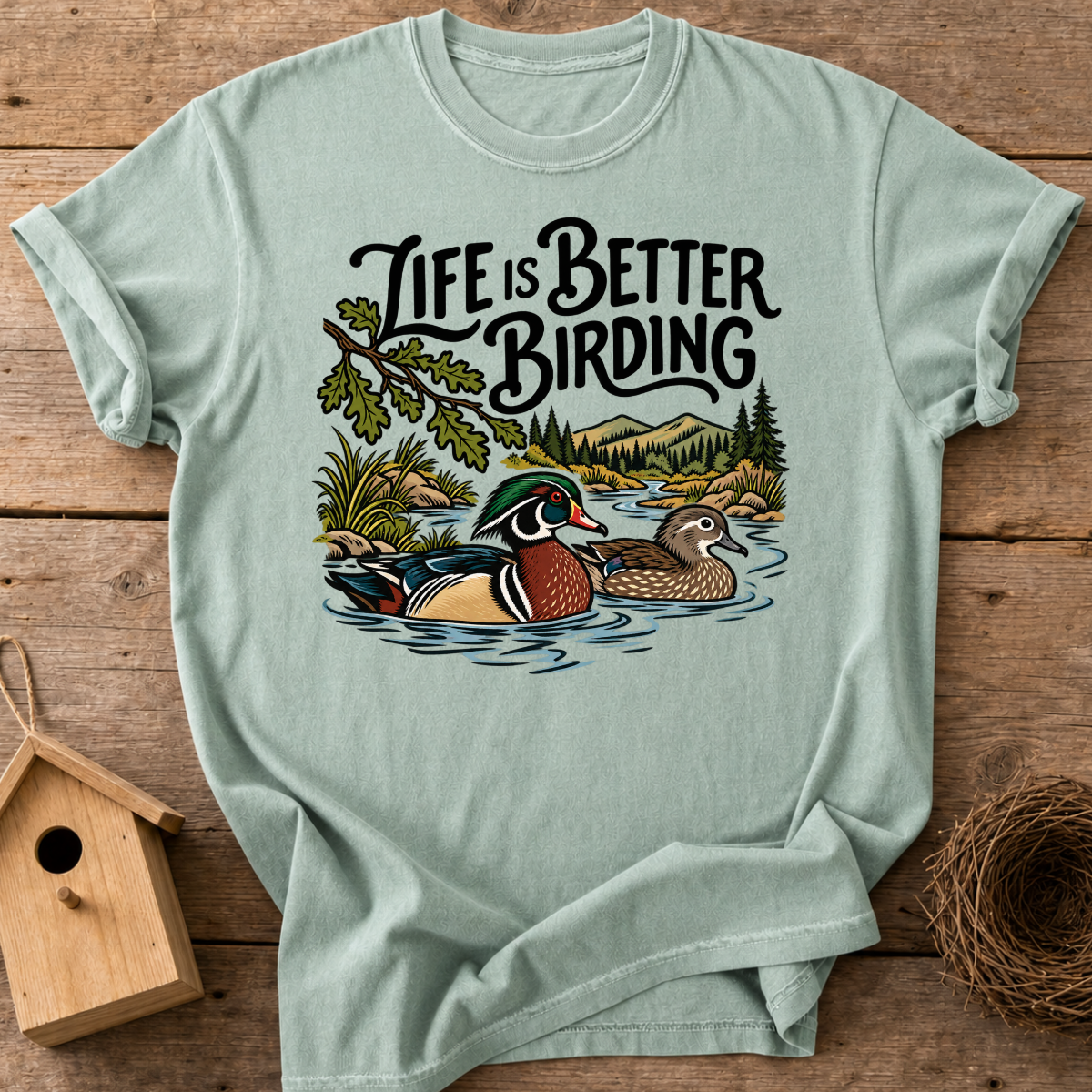 Wood Duck Couple T-Shirt