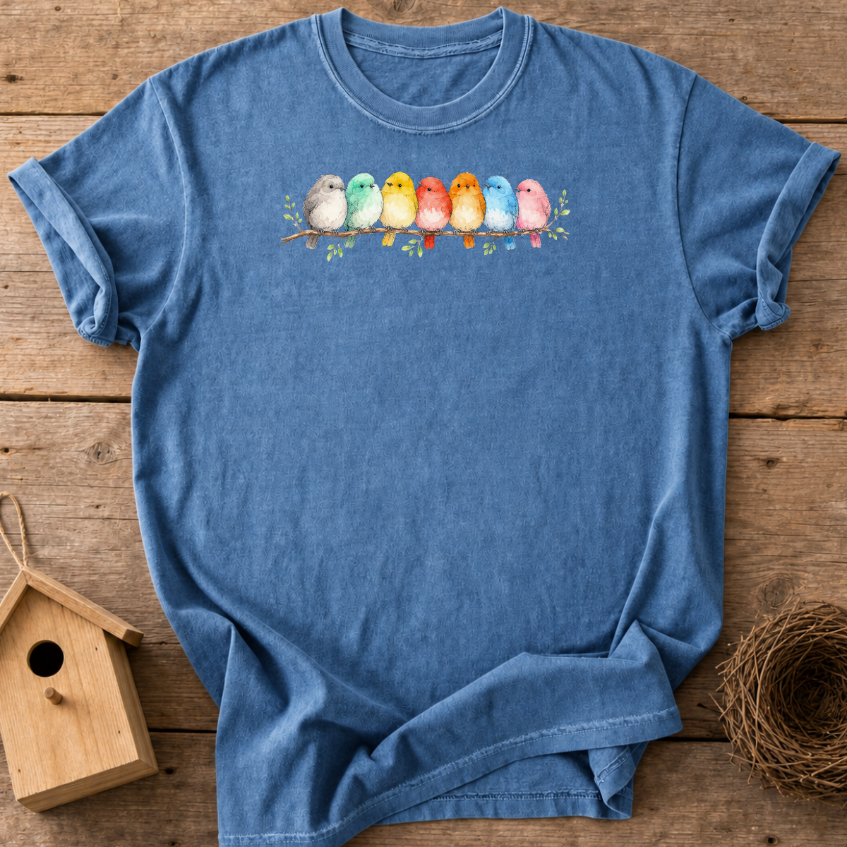 Birds On A Branch T-Shirt