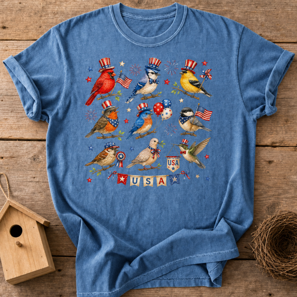Patriotic Birds T-Shirt