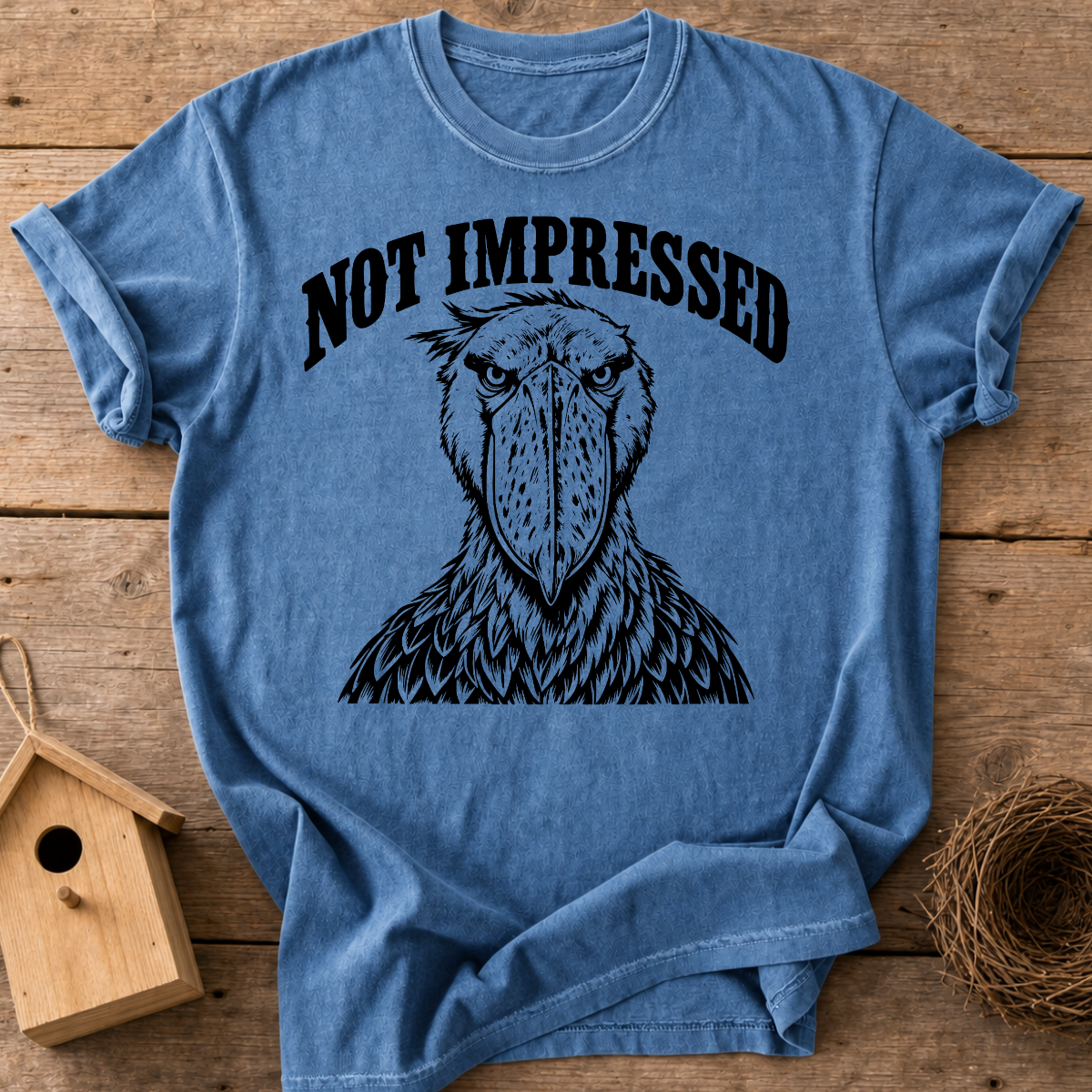 Not Impressed Shoebill T-Shirt