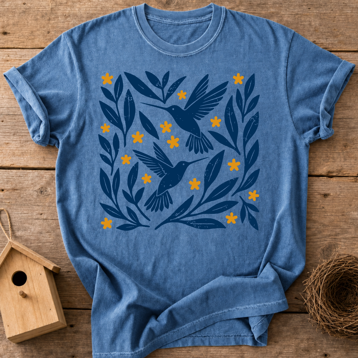 Folk Hummingbirds T-Shirt