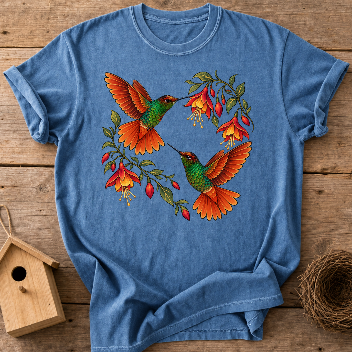 Dancing Rainbow Hummingbird T-Shirt