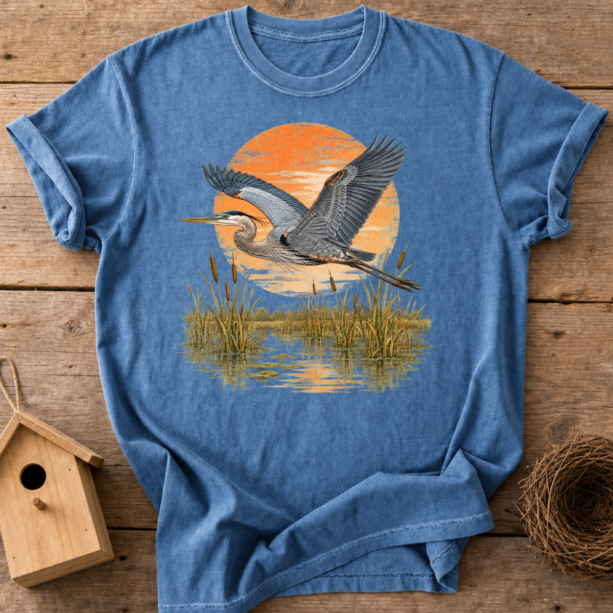 Heron Marsh Flight T-Shirt