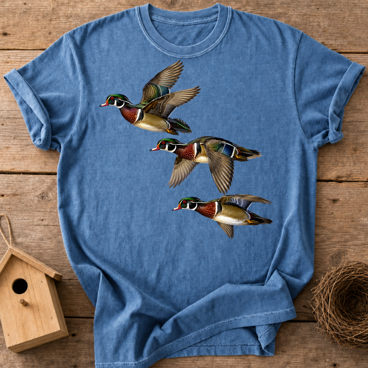 Wood Ducks In Flight T-Shirt
