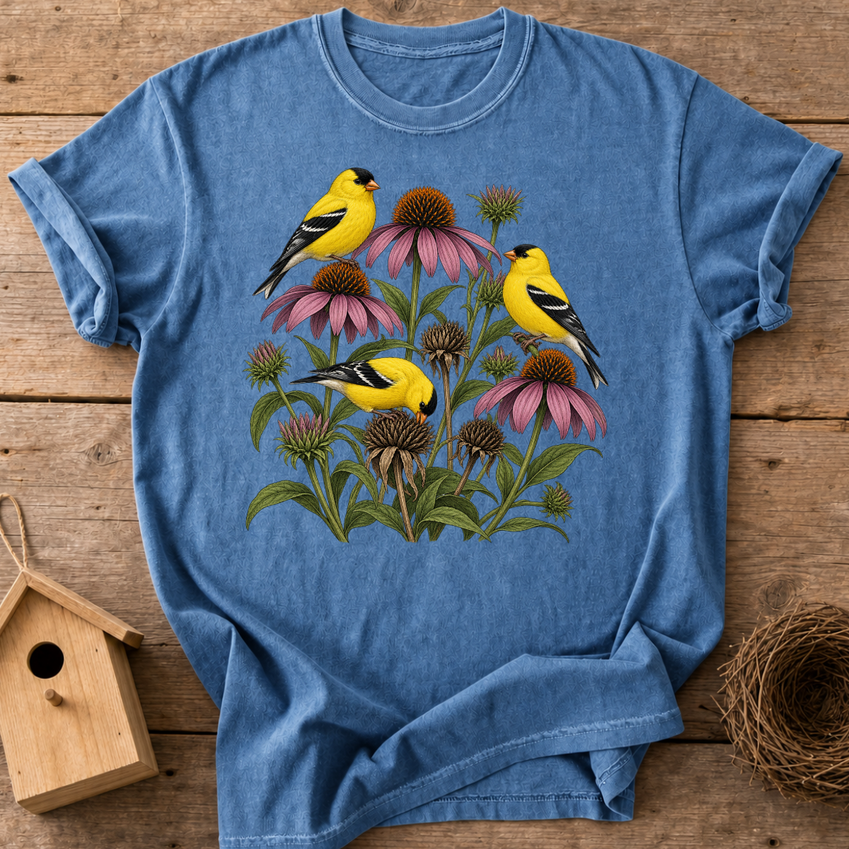 Goldfinch Garden T-Shirt