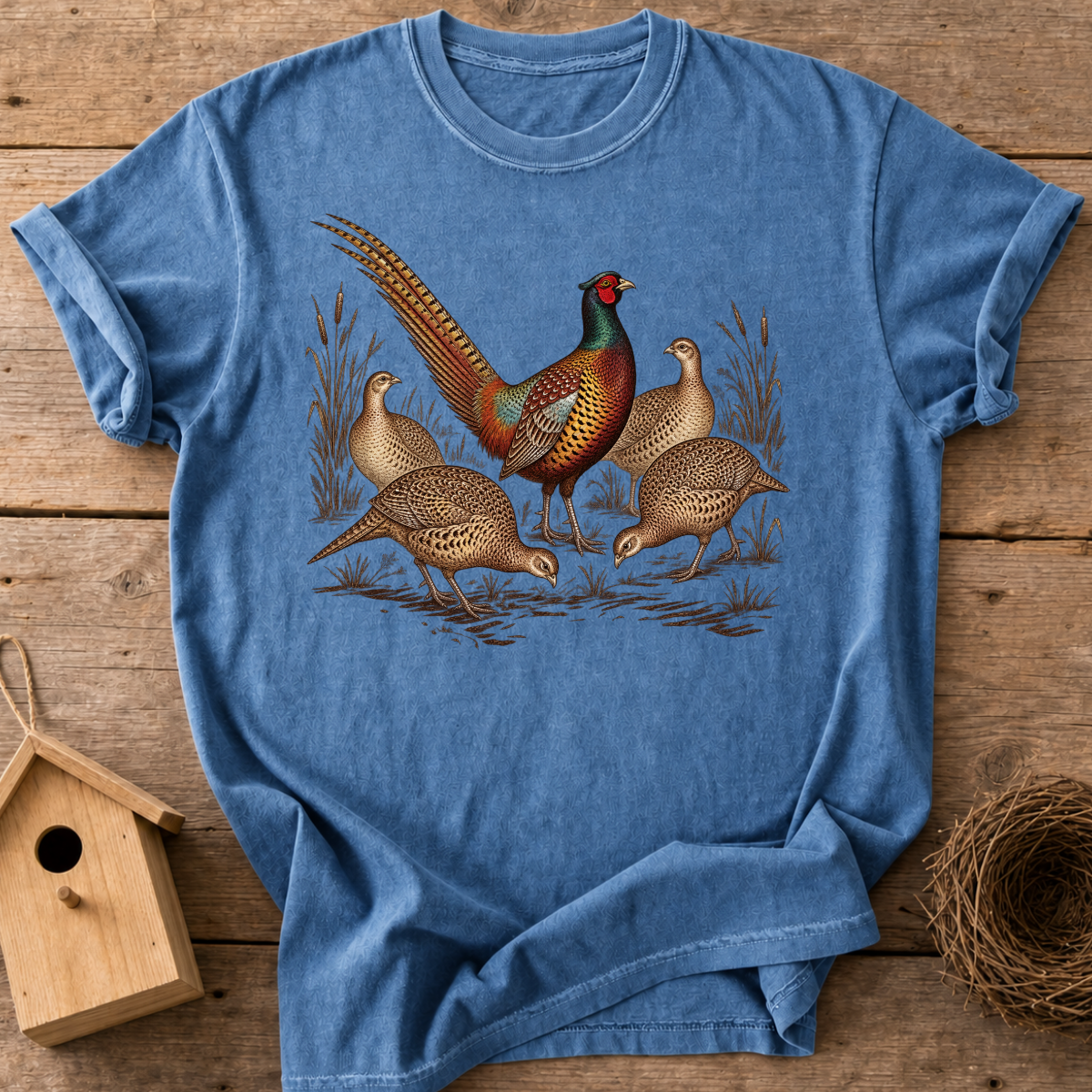 Pheasant Family T-Shirt