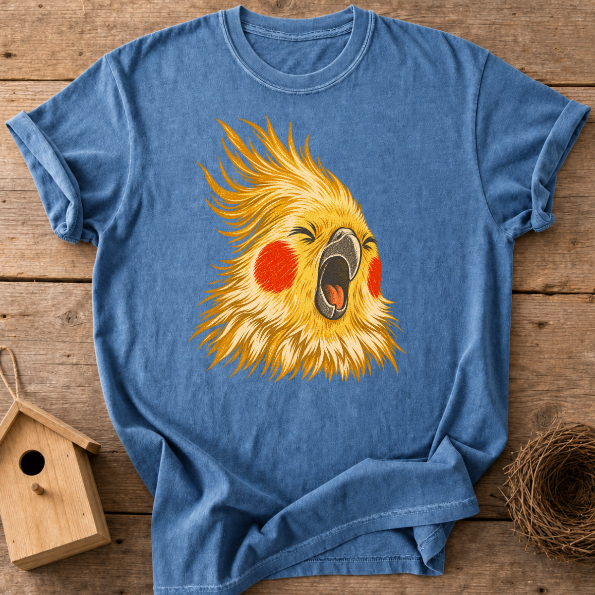 Screaming Cockatiel T-Shirt