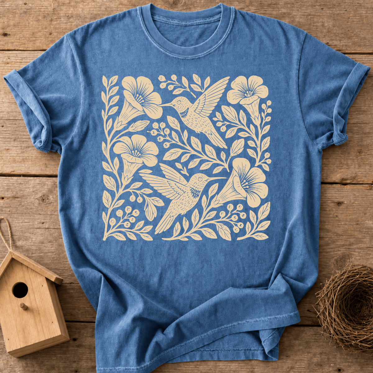 Folk Hummingbirds T-Shirt