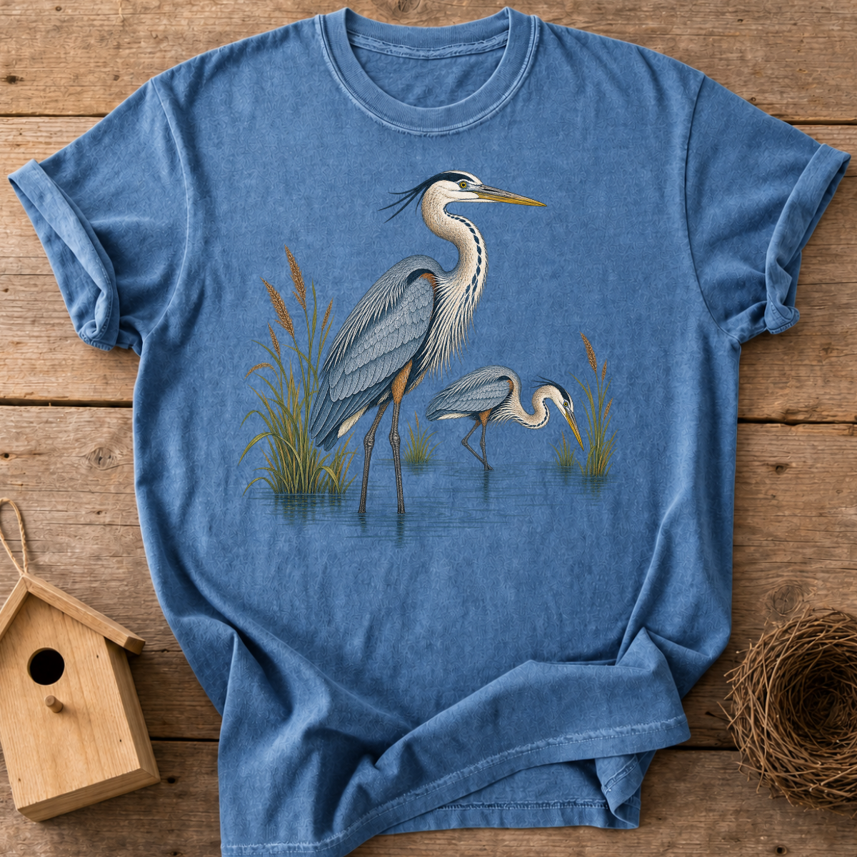 Blue Heron Marsh T-Shirt