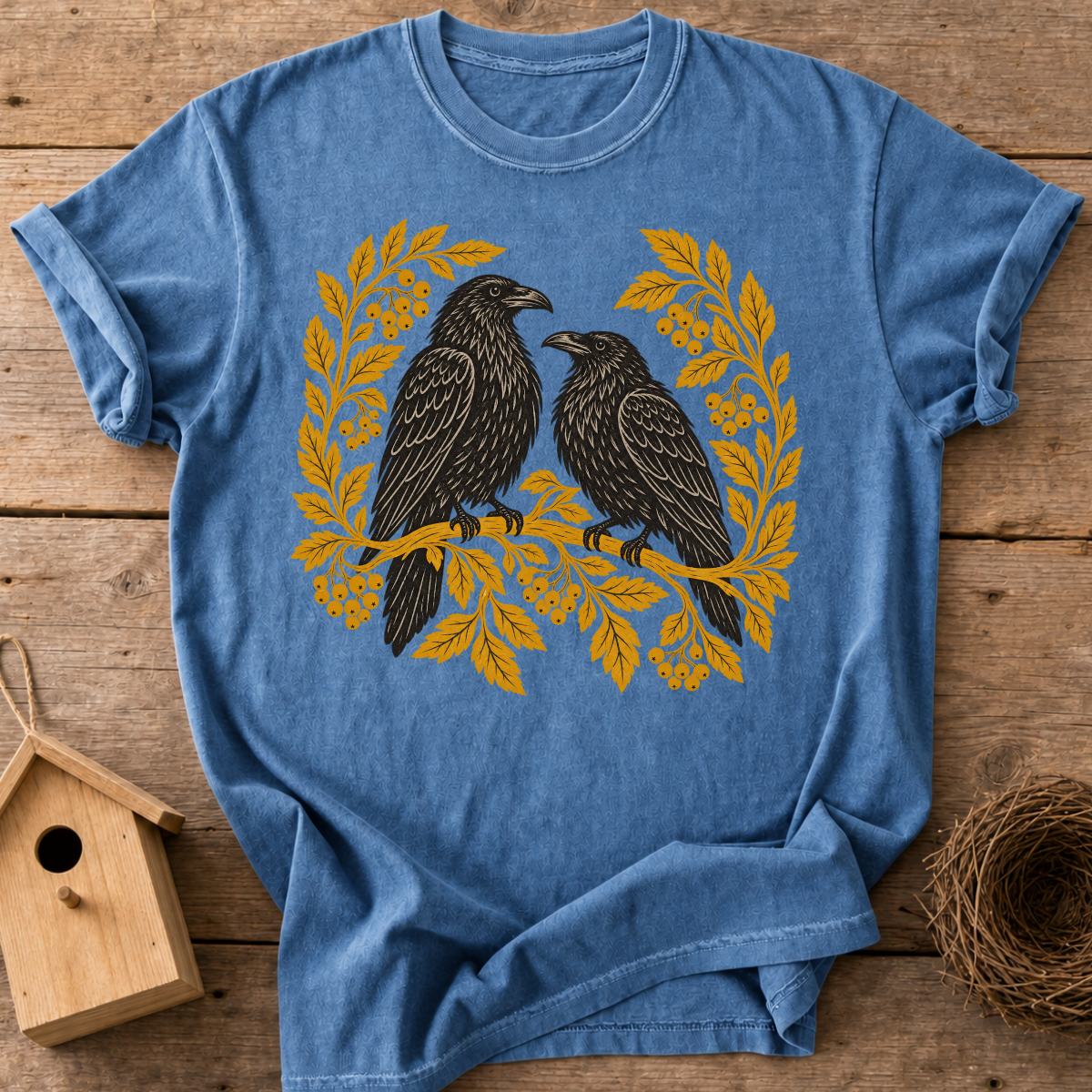 Fall Raven Couple T-Shirt