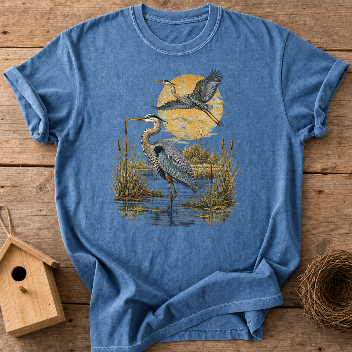 Wetland Heron T-Shirt