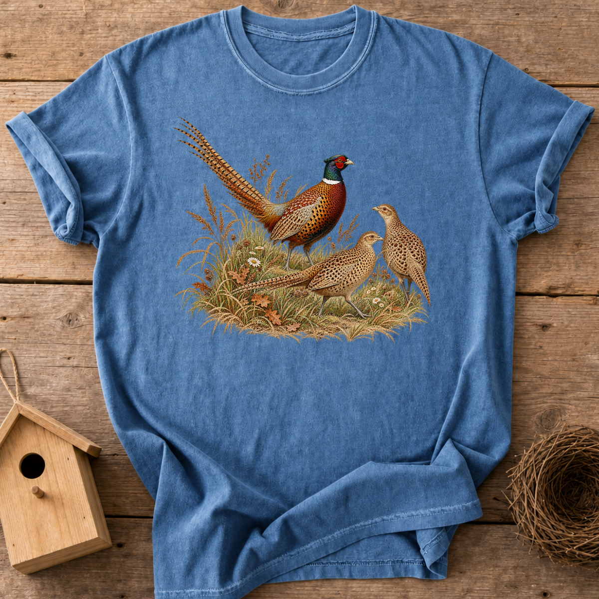 Meadow Pheasants T-Shirt