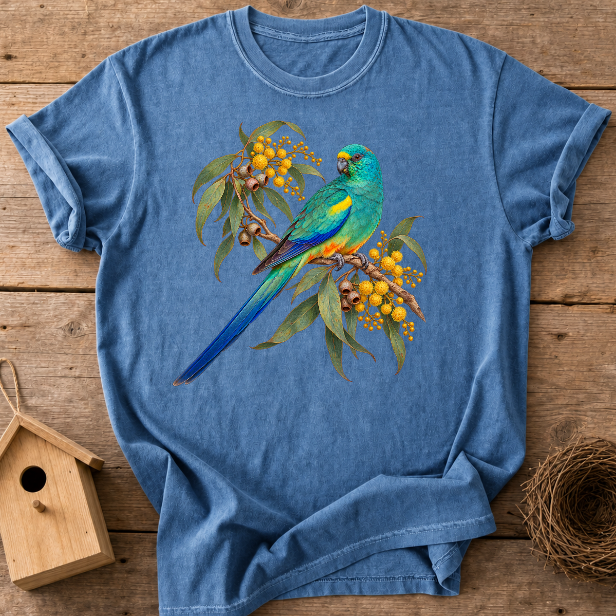 Golden Wattle Parrot T-Shirt