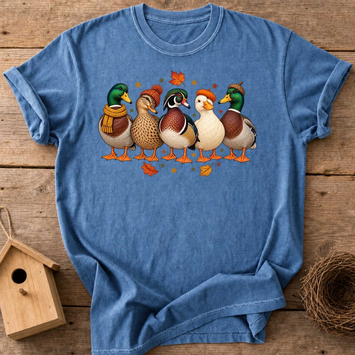 Cozy Autumn Ducks T-Shirt