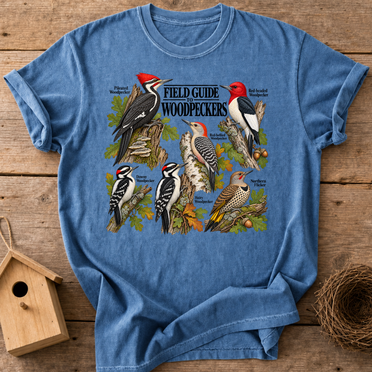 Woodpecker Field Guide T-Shirt