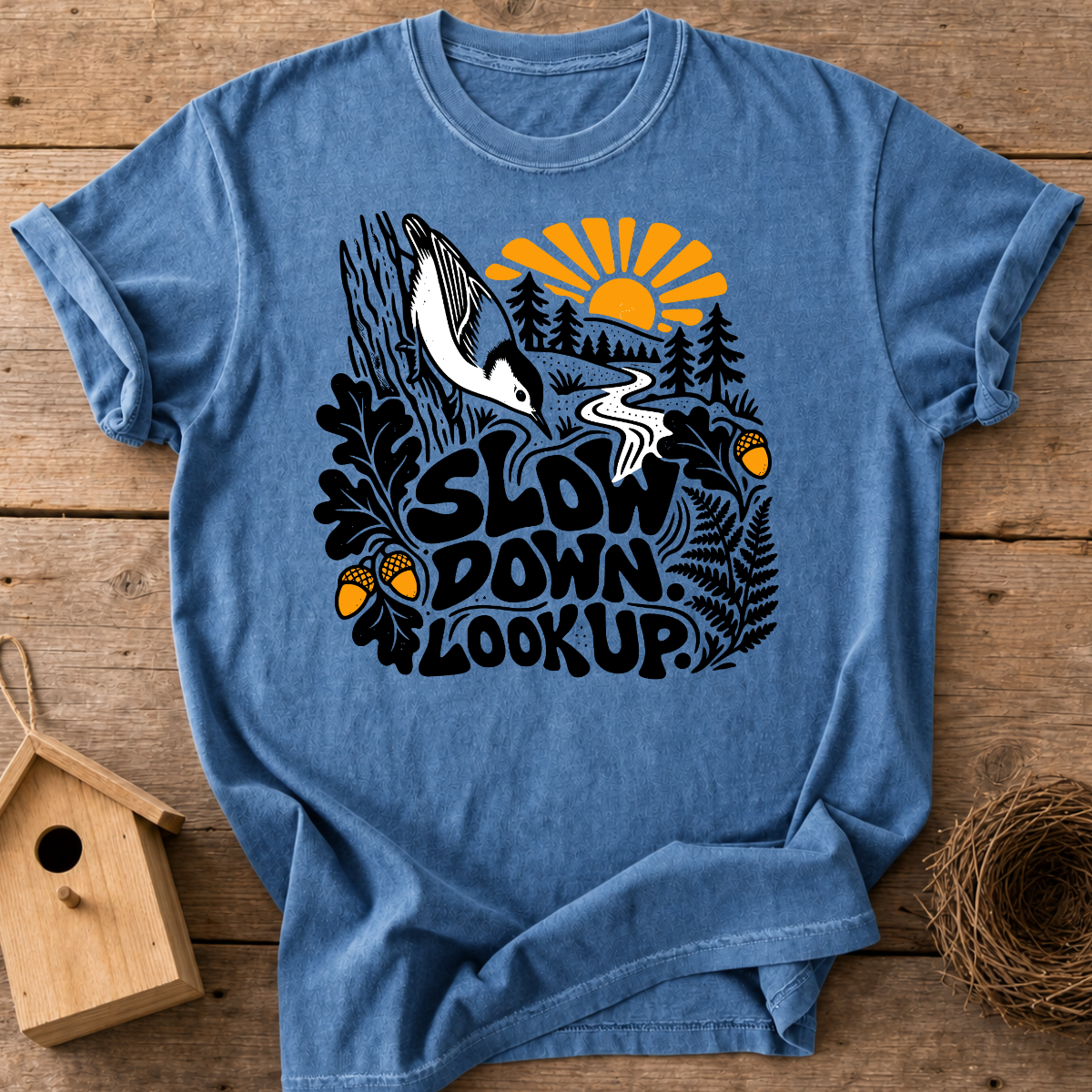 Slow Down Birding T-Shirt