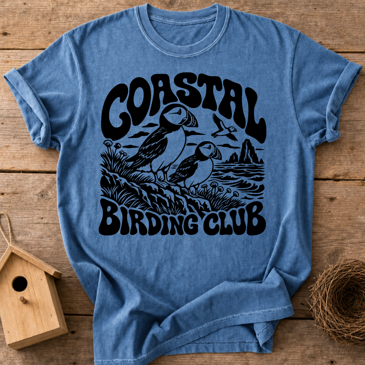 Coastal Puffins T-Shirt