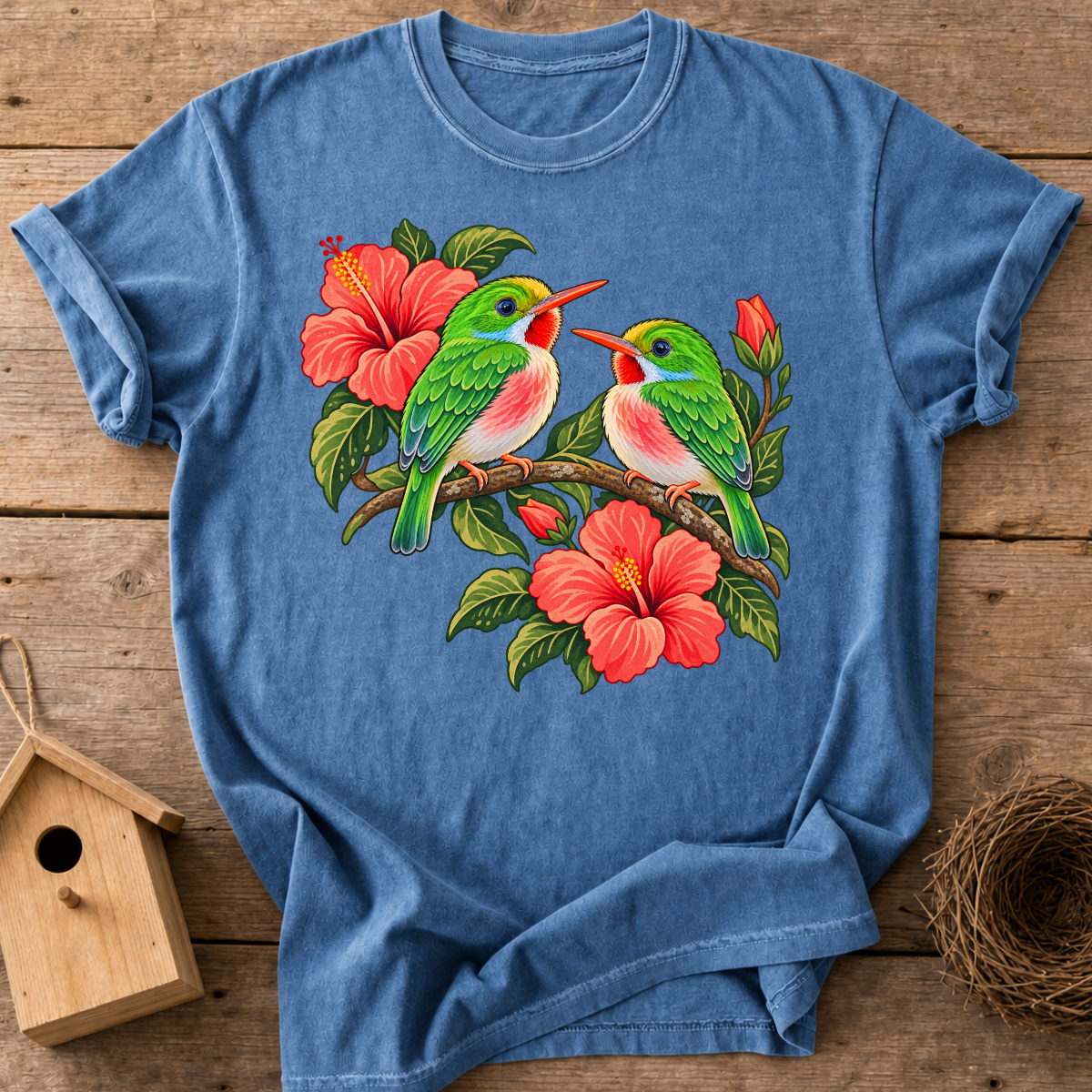 Cuban Tody Couple T-Shirt