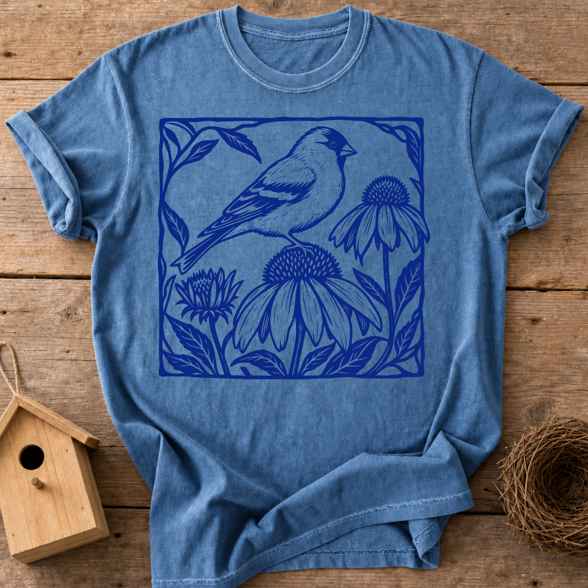 Goldfinch Garden T-Shirt