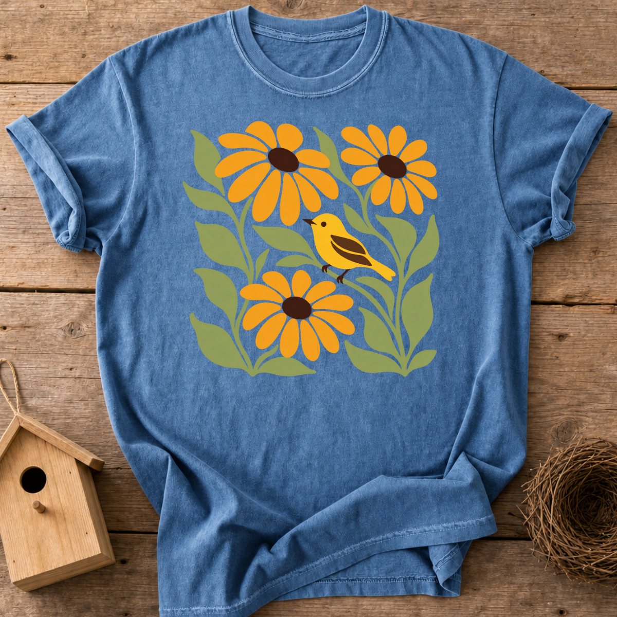 Goldfinch Garden T-Shirt