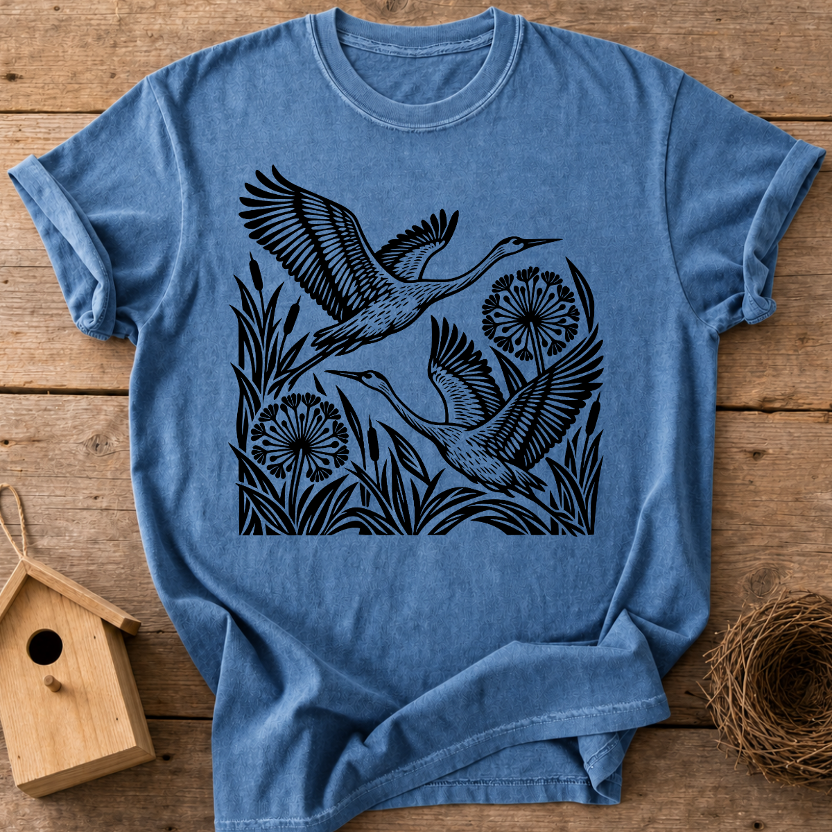 Heron Meadow Flight T-Shirt