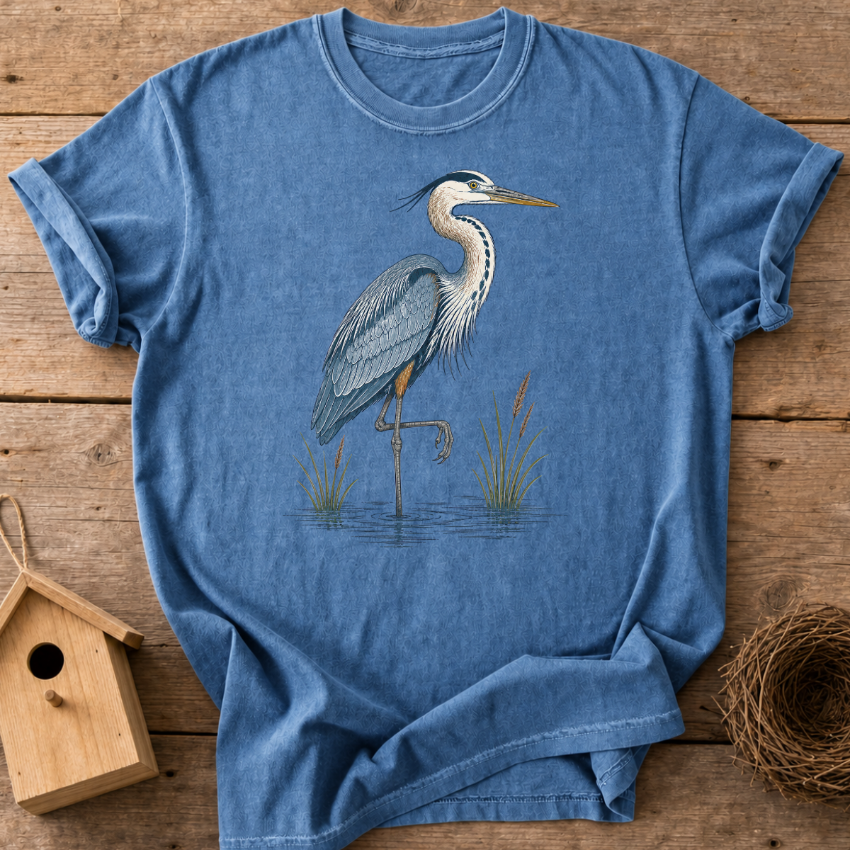 Blue Heron Marsh T-Shirt