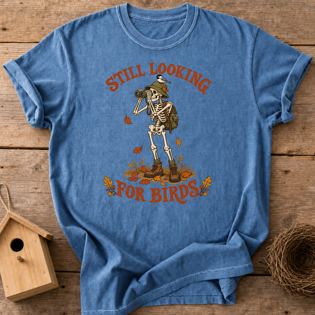 Skeleton Birder T-Shirt