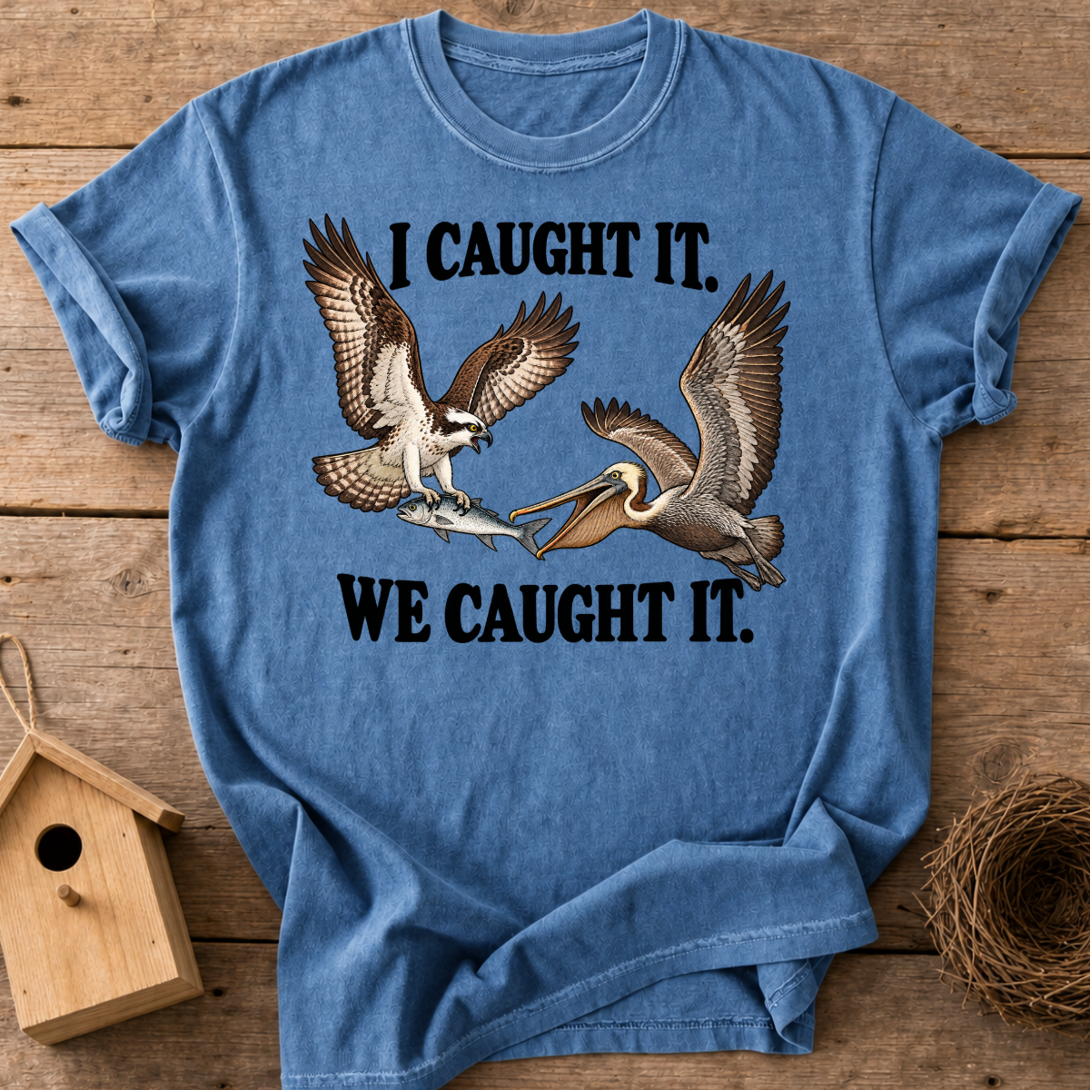 Fish Thief Pelican T-Shirt