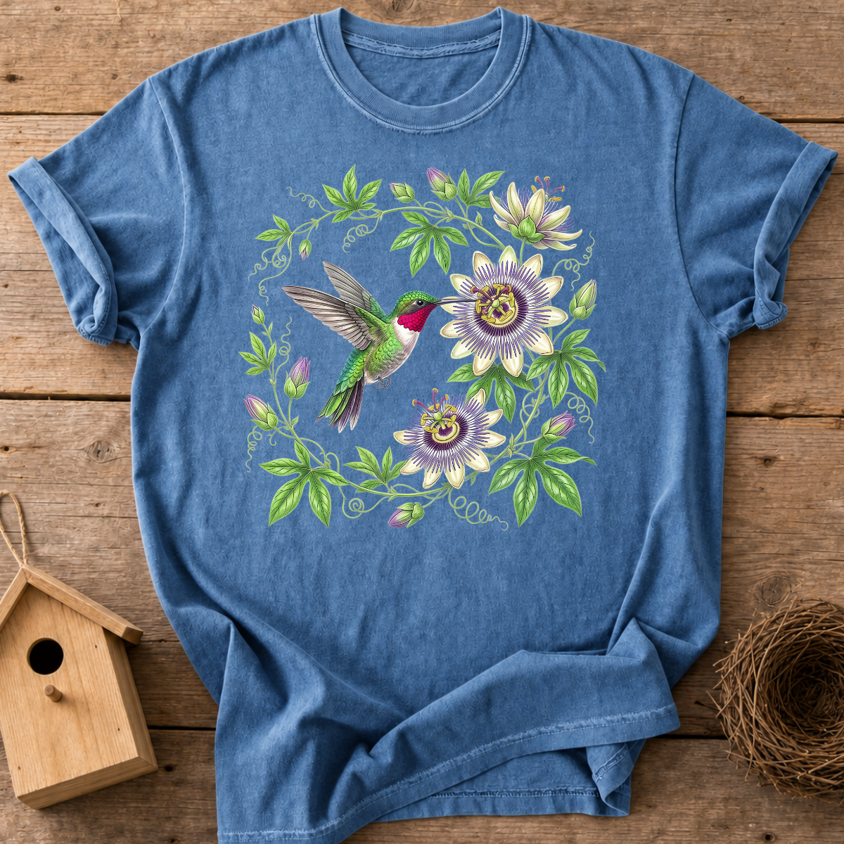 Hummingbird Passionflower T-Shirt