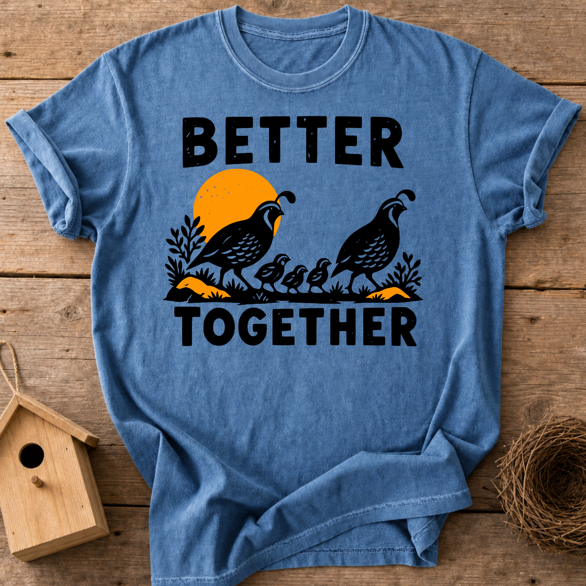 Quail Together T-Shirt